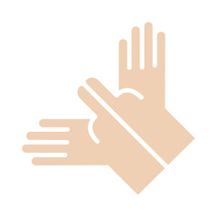 Obraz premium Freedom icon in flat color style