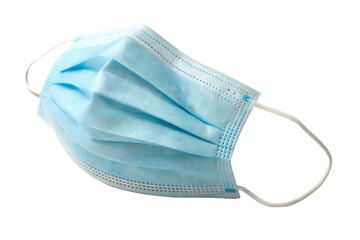 Single Blue Disposable Face Mask