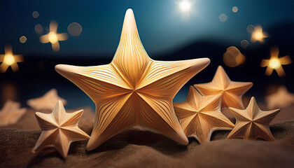 Fototapeta premium star fingers