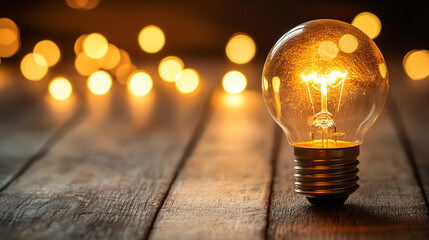 Glowing lightbulb or abstract neon shapes symbolize innovation and creativity on a blank background, representing fresh ideas, inspiration, and limitless potential in modern design and thinking.

