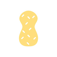 Sponge icon in flat color style