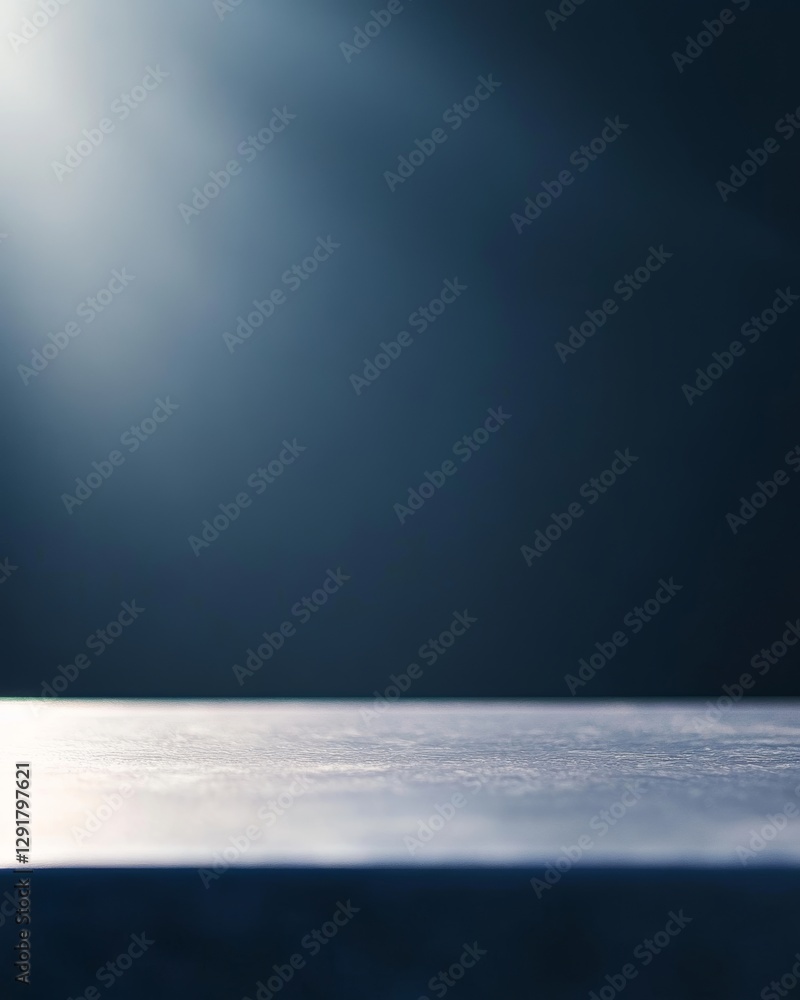 Poster light filtering through a window casts soft shadows across a minimalist surface during a quiet after