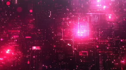 Obraz premium Abstract Security and Encryption Background Design