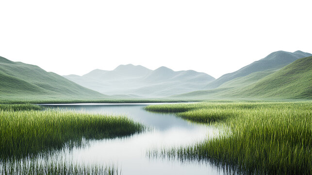 mountain lake in the mountains