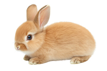 Obraz premium Rabbit isolated on Transparent PNG format Background. 