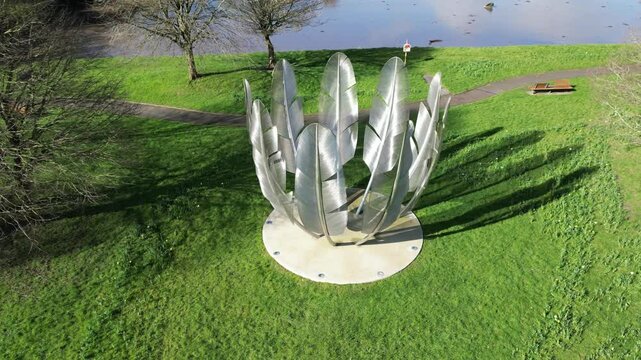 Drone Footage Kindred Spirits Monument, Midleton, Co. Cork, Ireland