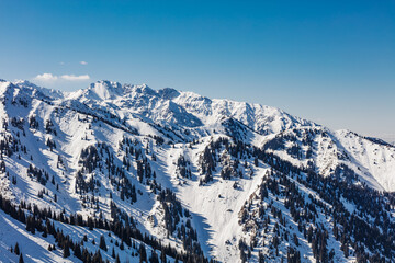 snow covered mountain