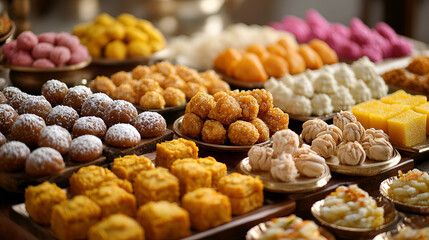 Tradition Indian Diwali Sweets 