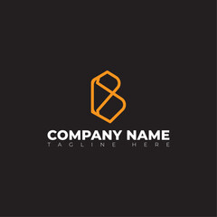 Naklejka premium B Logo Design Template