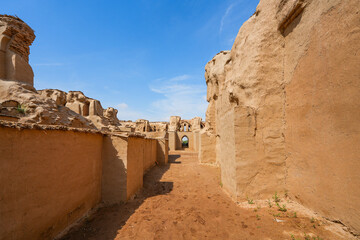 Qirqqiz Fortress, the first Islamic Academy for girls located on the outskirts of Termiz in the Surxondaryo region of Uzbekistan, Central Asia