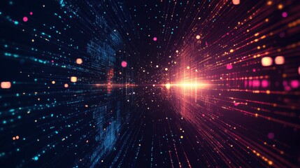 Obraz premium Cyber Security and Privacy Concept with Bright Background