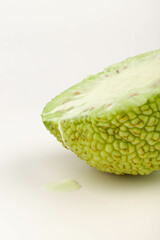 Maclura Orange exotic fruit on white background