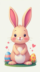 Fototapeta premium colorful bunny designs easter banners graphics available online various print materials digital advertising