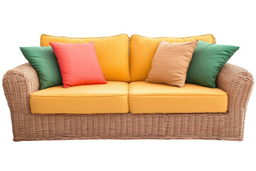 Fototapeta premium Waffle with honey and syrup drizzle, cut out