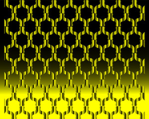 Golden Geometric Pattern design template