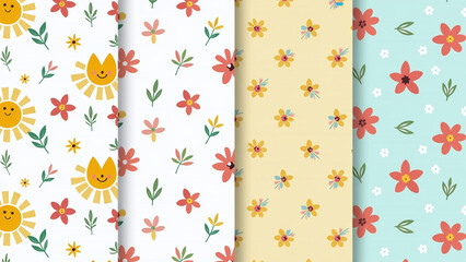 cute colorful pattern designs spring summer ideal baby kid