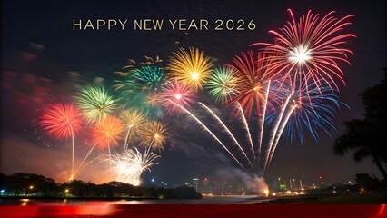 fireworks on the river