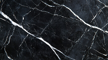Fototapeta premium A sleek black marble frame with white veins forming