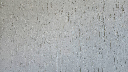 The texture of exposed aggregate plaster used on the exterior walls of a building.