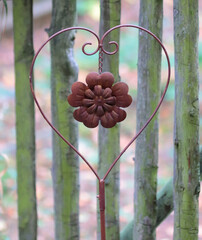 decoration in nature in the garden
