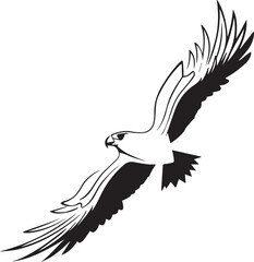 eagle silhouette eps vector file