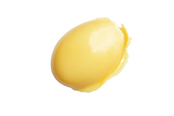 Fototapeta premium Fresh yolk isolated on white background for use, cut out
