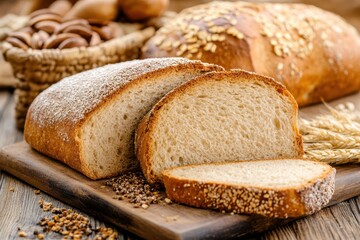 Assortment of freshly baked bread