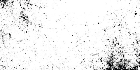 grainy and dusty black particles on white background, grunge texture overlay with various particles and scratches, grunge old scratched concrete wall distressed texture.