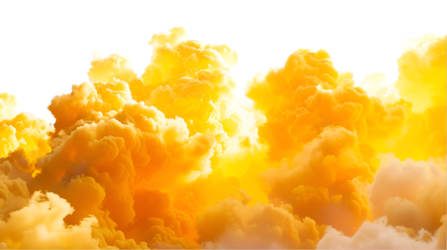 Golden Cloudscape Dramatic Sky Abstract Art,