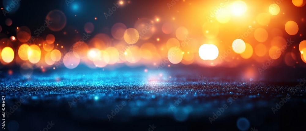 Poster abstract background featuring colorful lights and patterns for creative design and artistic purposes