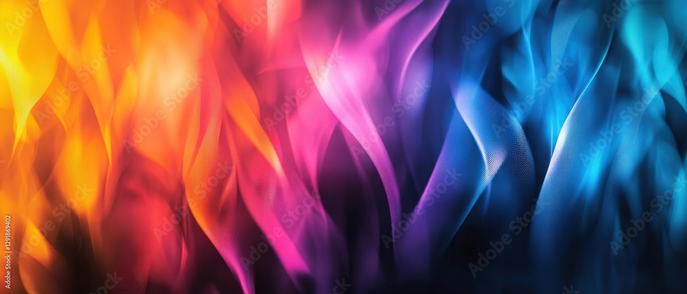 Poster abstract background featuring colorful lines and shapes blending together in a dynamic design