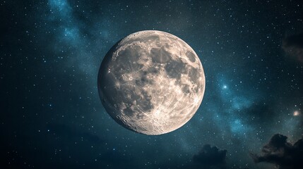 Obraz premium Moon while design art illustration