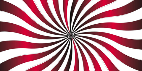 abstract red flare banner, cartoon, template geometric creative rays and sunburst backdrop background. seamless retro vintage burst sunrise sunbeam element spiral striped 