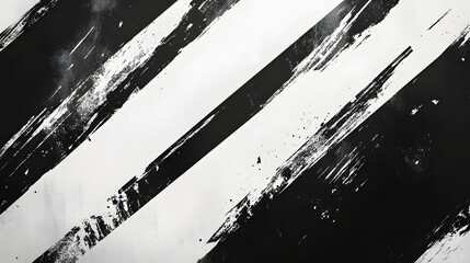 Fototapeta premium Lines, Black Diagonal Bars on White Background, Abstract Image, Texture, Pattern Background, Wallpaper, Cover and Screen of Smartphone, PC, Laptop, 9:16 and 16:9 Format