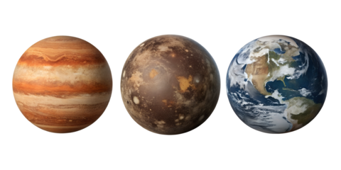 Planet on white, cosmic planet in space illustration, Cut Out
