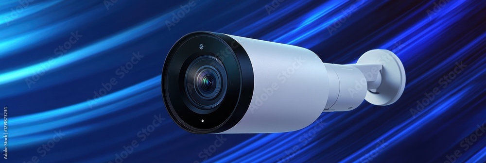 Poster high-resolution motion detection camera for enhanced security monitoring systems
