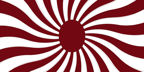 Vector red and white sun rays sunburst texture background. Modern seamless retro vintage  sunrise sunbeam sunburst pattern colorful design. Vintage sunrays illustration swirl grunge backdrop line 