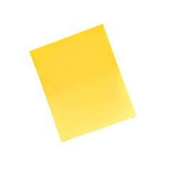 Yellow Sticky Note on Black Background Minimalist Design