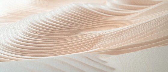 Flowing curves of wood artistic studio abstract design minimalist environment close-up view natural aesthetics