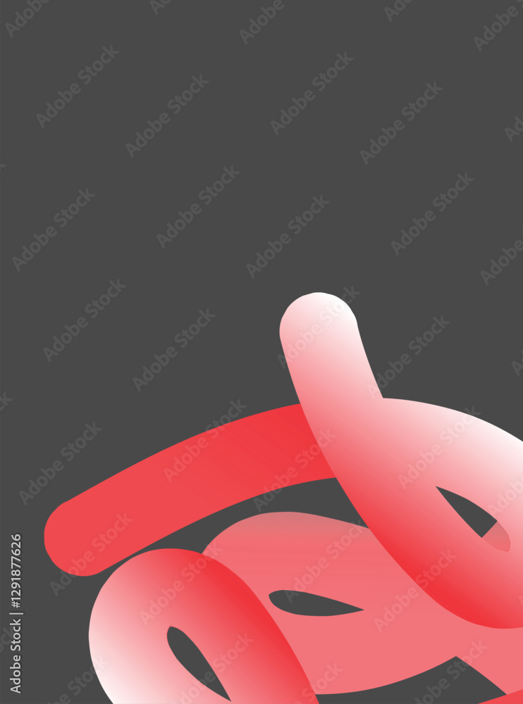 Poster abstract colors background with dynamic shapes gradient lines. vector 3d curve wavy rainbow graphic 