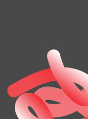 Abstract Colors Background with Dynamic shapes Gradient Lines. Vector 3D Curve Wavy Rainbow Graphic Design