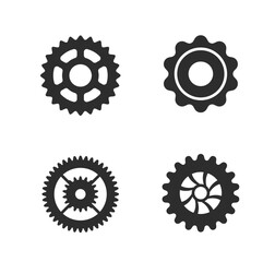 Gears Set. Vector illustration