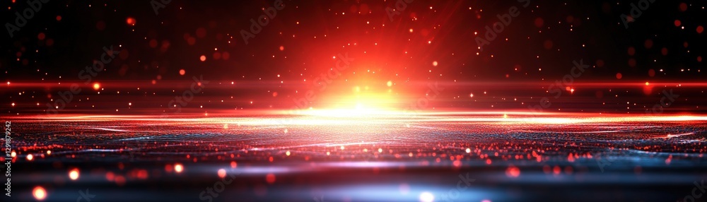 Aufkleber bright red and blue abstract background with dynamic shapes and textures for artistic designs