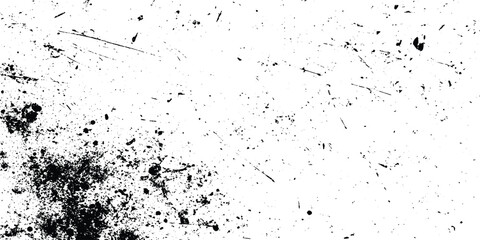 Distressed overlay texture Grunge of black scratches and dots, Overlay Distress grain monochrome texture with dusty and grunge effect, Dark weathered overlay pattern sample with scratches and stains.