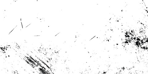 grainy and dusty black particles on white background, grunge texture overlay with various particles and scratches, grunge old scratched concrete wall distressed texture.