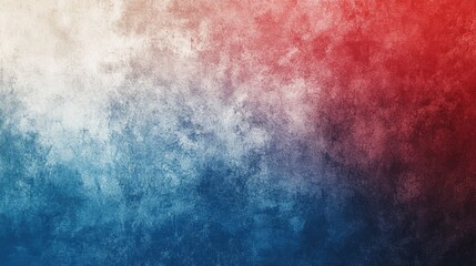 Obraz premium Abstract Textured Background with Gradient Colors of Red, White, and Blue