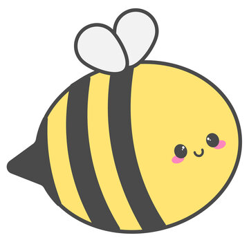 Bee Happy Rigth Kawaii Cute