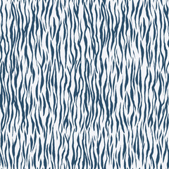 Striking blue and white abstract pattern mimicking natural textures found in nature