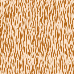 Vibrant abstract pattern showcasing flowing lines in warm brown tones against a light background