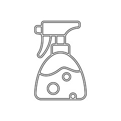 Water spray icon in line style